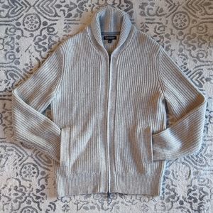 Banana Republic Zip Up Cowl Neck Sweater